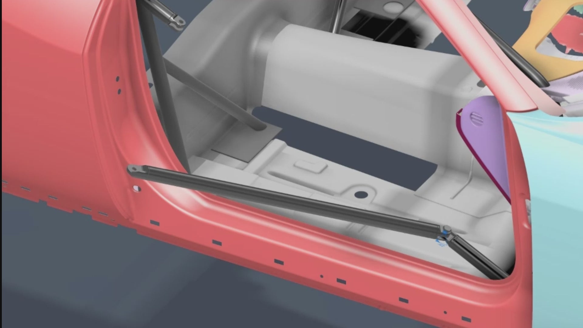 PMR Triple Shear Swing-Out Door Bar Kit