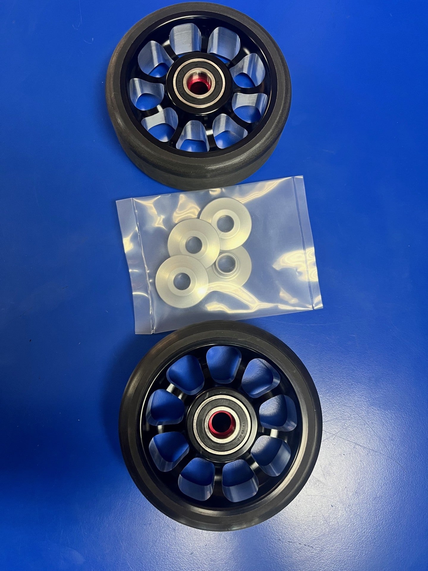 PMR Racecars Billet Wheelie Bar Wheels – Black